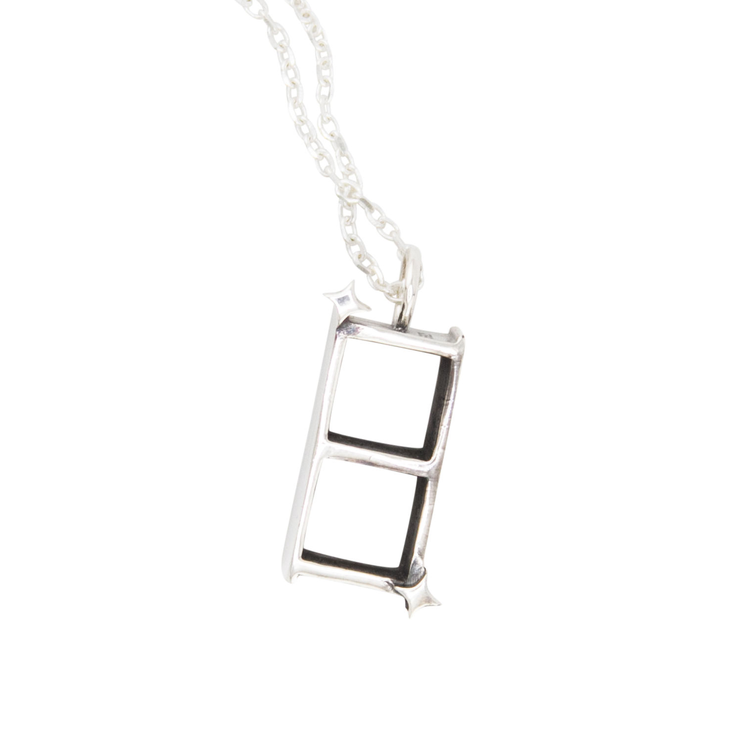 Cinder Block Sparkle Pendant