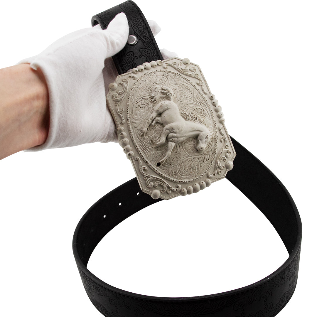 Concrete Cowboy Belt Buckle