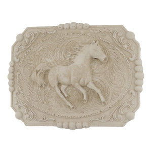 Concrete Cowboy Belt Buckle With No Belt