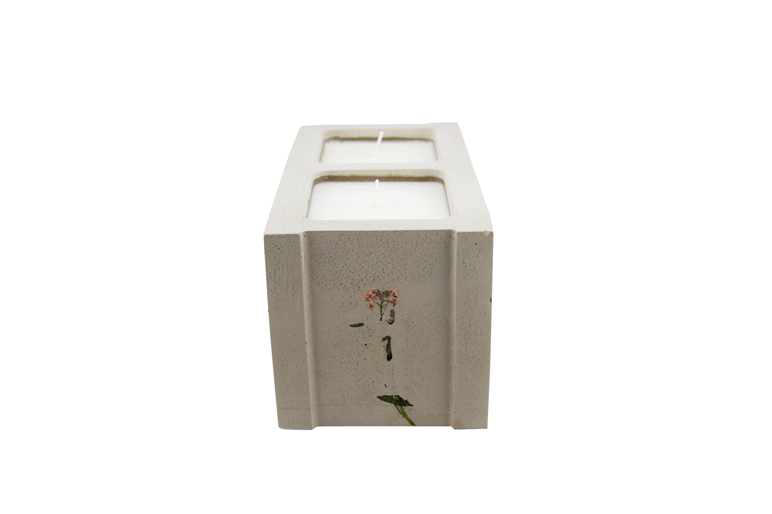 Flora Mini Cinderblock Candle