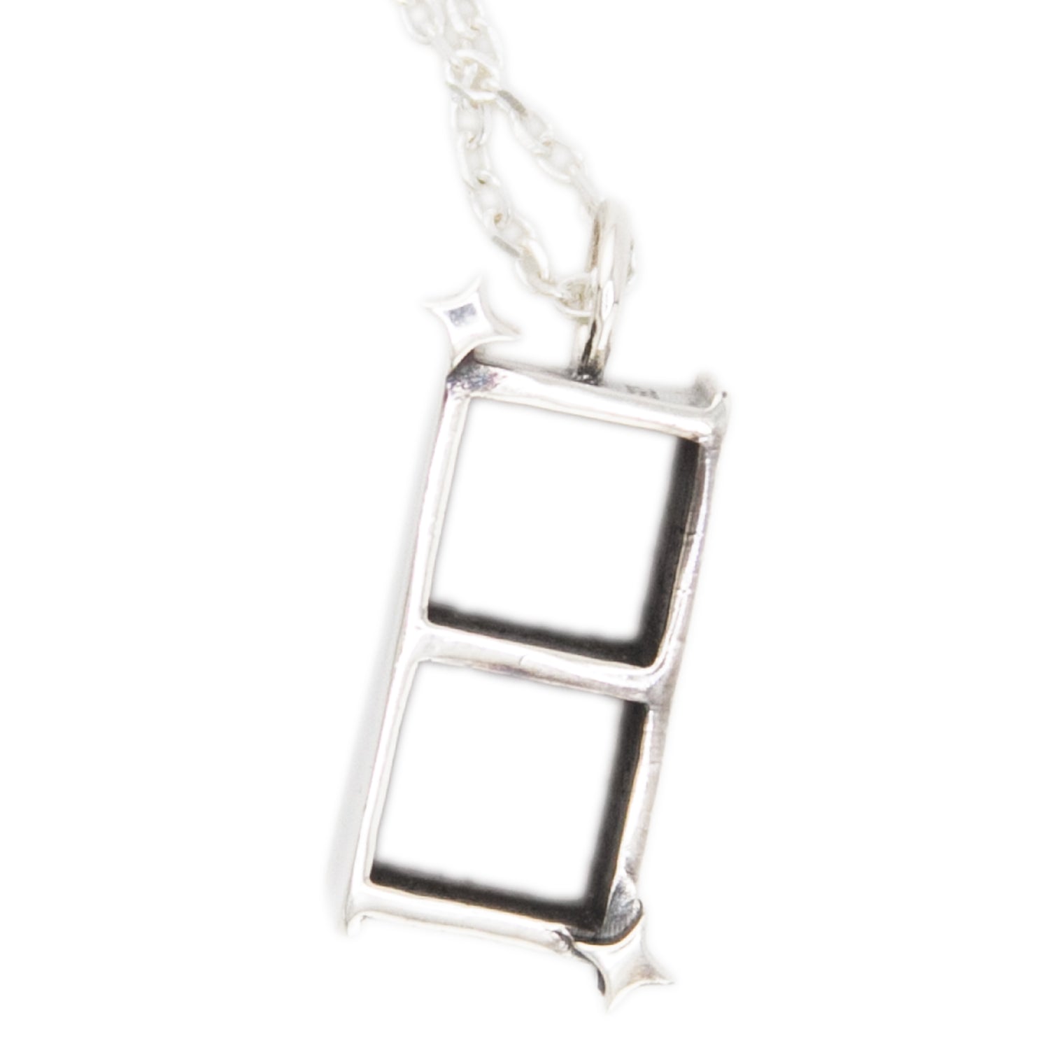 Cinder Block Sparkle Pendant