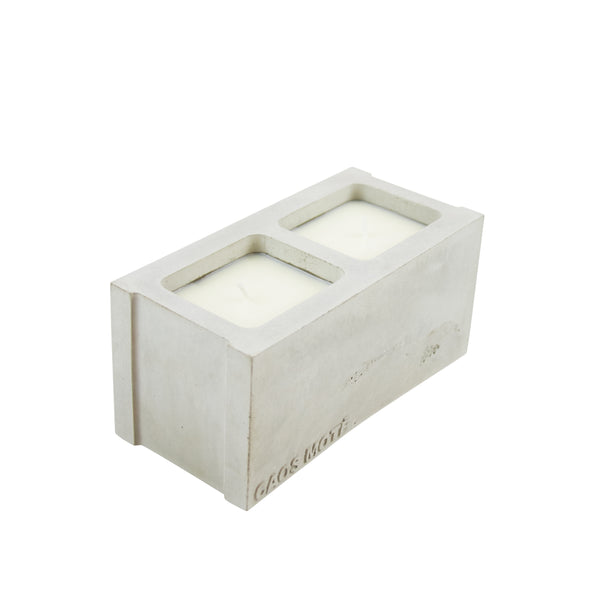 Mini Cinderblock Candle