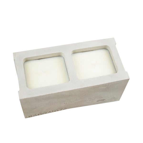 Mini Cinderblock Candle